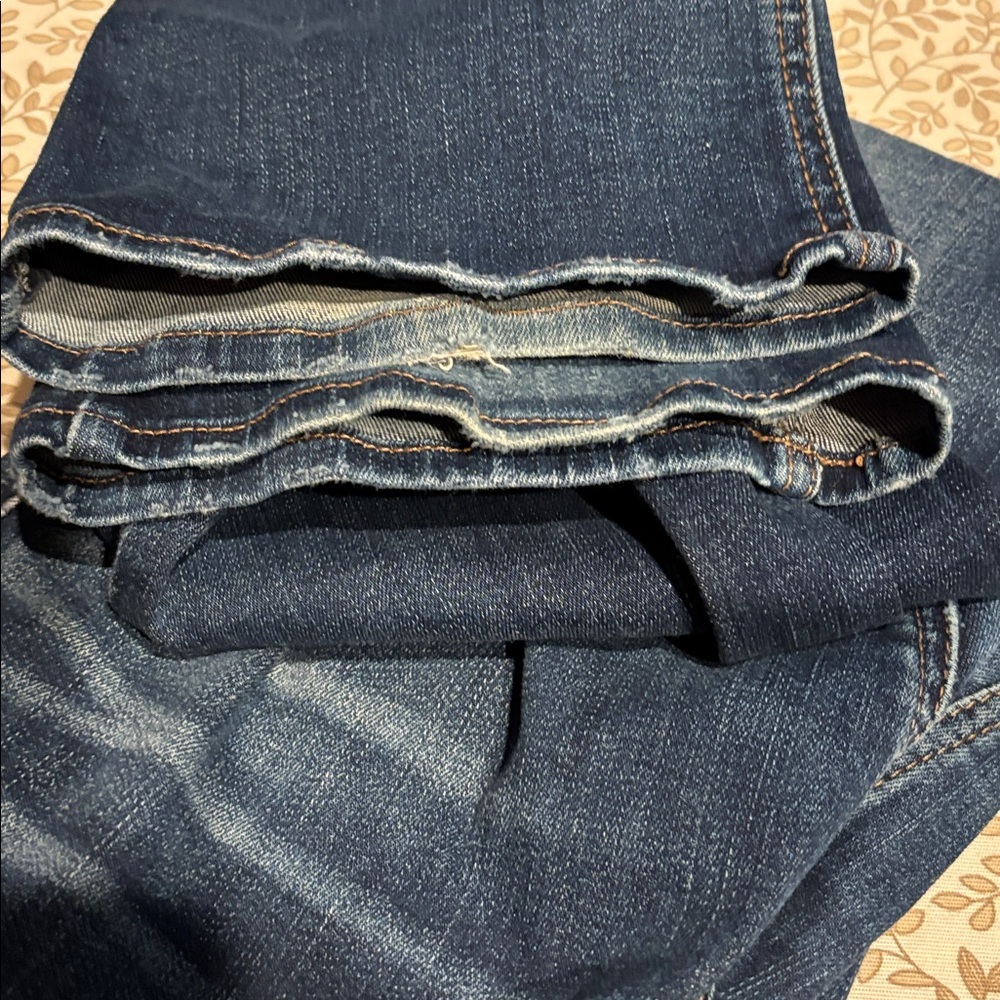 👛(ANY 2/$30) SILVER JEANS Elyse Slim Bootcut Distressed/Ripped 29 x 33 - Picture 7 of 8